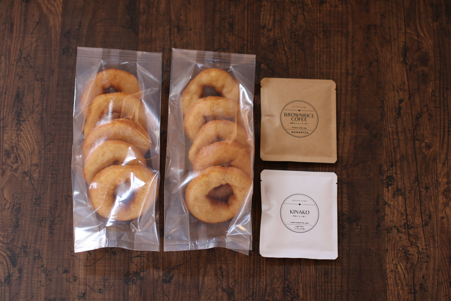 農家さんから直接仕入れた原材料で作ったもちもち米粉ドーナツ(冷凍)