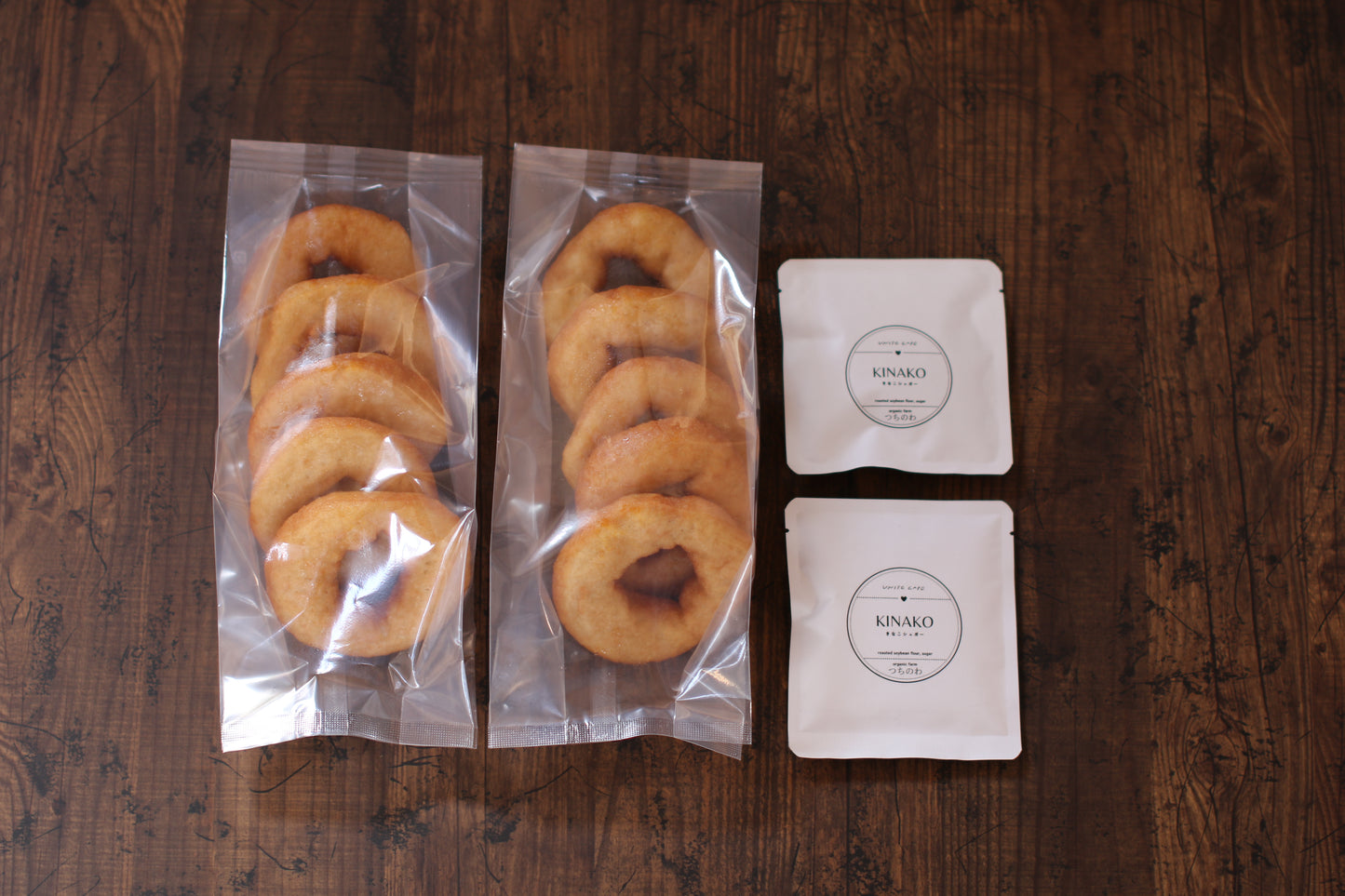 農家さんから直接仕入れた原材料で作ったもちもち米粉ドーナツ(冷凍)